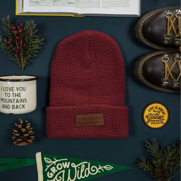 Red Women's Beanie - Picture 1 of 4